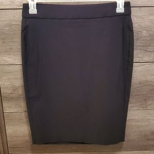 Black pencil skirt
